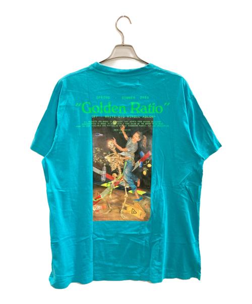 OFFWHITE（オフホワイト）OFFWHITE (オフホワイト) pascal painting over tee/オフホワイト/OMAA038R20185014/20SS ブルー サイズ:Sの古着・服飾アイテム
