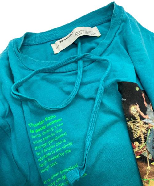 OFFWHITE（オフホワイト）OFFWHITE (オフホワイト) pascal painting over tee/オフホワイト/OMAA038R20185014/20SS ブルー サイズ:Sの古着・服飾アイテム