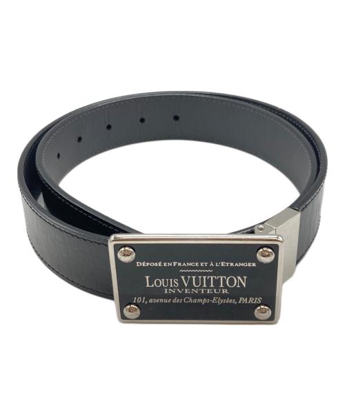 LOUIS VUITTON（ルイ ヴィトン）LOUIS VUITTON (ルイ ヴィトン) サンチェール アヴァントゥール ベルト/ルイ ヴィトン/M6820/CA1173 ブラック サイズ:85/34の古着・服飾アイテム