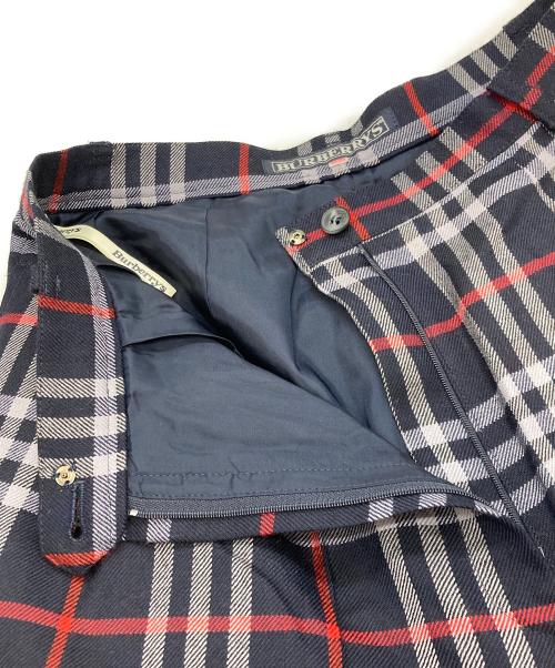 Burberry's（バーバリー）Burberry's (バーバリーズ) シャドーホース ノバチェックハーフパンツ/バーバリーズ/FQA04-007 ネイビー サイズ:11ARの古着・服飾アイテム