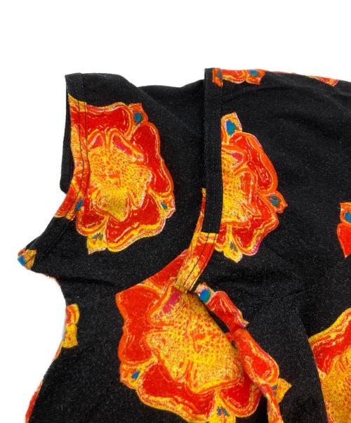 Vivienne Westwood ocean（ヴィヴィアンウエストウッドオーシャン）Vivienne Westwood ocean (ヴィヴィアンウエストウッドオーシャン) プリントTシャツ/ヴィヴィアンウエストウッドオーシャン ブラック×オレンジ サイズ:表記なしの古着・服飾アイテム