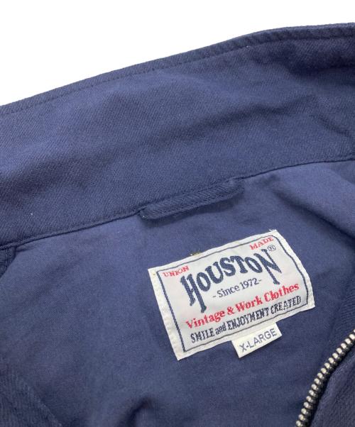 HOUSTON（ヒューストン）HOUSTON (ヒューストン) COTTON LINEN VIETNAM JACKET/ヒューストン/51477 ネイビー サイズ:XLの古着・服飾アイテム
