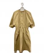 Atelier d'antanアトリエダンタン）の古着「コットンワンピース/アトリエダンタン」｜ベージュ