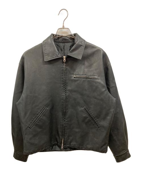 JUN RED（ジュン レッド）JUN RED (ジュン レッド) ダブルZIPシンセティックレザーブルゾン/ジュン レッド/ANL-75000-A ブラック サイズ:Sの古着・服飾アイテム