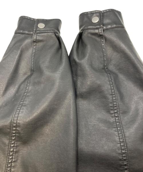 JUN RED（ジュン レッド）JUN RED (ジュン レッド) ダブルZIPシンセティックレザーブルゾン/ジュン レッド/ANL-75000-A ブラック サイズ:Sの古着・服飾アイテム