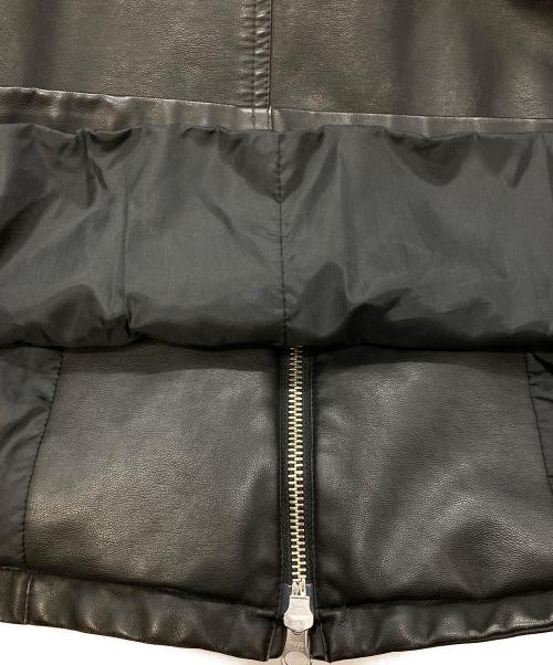 JUN RED（ジュン レッド）JUN RED (ジュン レッド) ダブルZIPシンセティックレザーブルゾン/ジュン レッド/ANL-75000-A ブラック サイズ:Sの古着・服飾アイテム