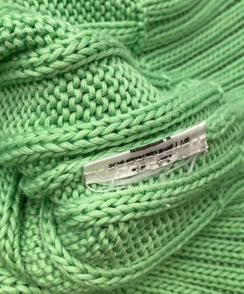 POLO RALPH LAUREN（ポロ・ラルフローレン）POLO RALPH LAUREN (ポロ・ラルフローレン) ケーブル半袖ニット/ポロ・ラルフローレン グリーン サイズ:Ｍの古着・服飾アイテム