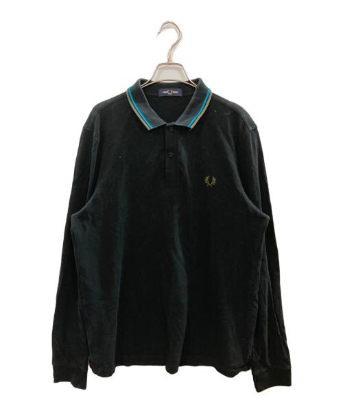 FRED PERRY（フレッドペリー）FRED PERRY (フレッドペリー) ポロシャツ/フレッドペリー/M3636/T62/1950/414 ブラック サイズ:Ｌの古着・服飾アイテム