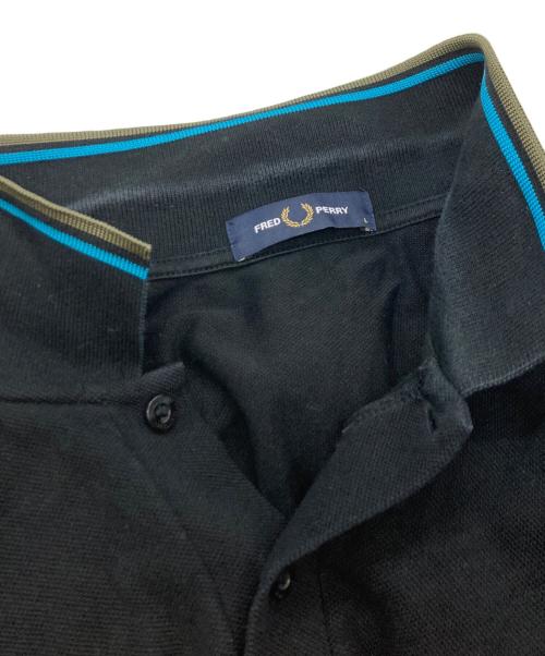 FRED PERRY（フレッドペリー）FRED PERRY (フレッドペリー) ポロシャツ/フレッドペリー/M3636/T62/1950/414 ブラック サイズ:Ｌの古着・服飾アイテム