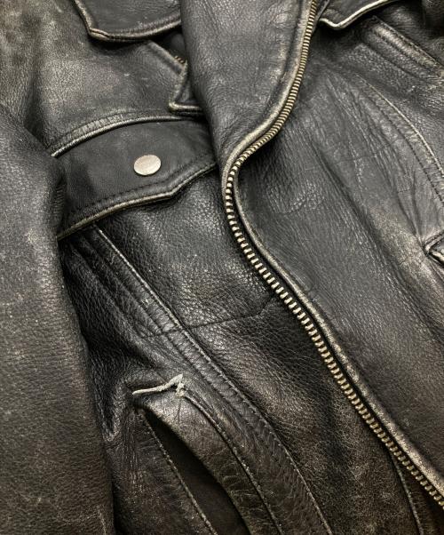 GUESS JEANS（ゲス ジーンズ）GUESS JEANS (ゲス ジーンズ) 90’Sレザーライダースジャケット/ゲス ジーンズ ブラック サイズ:ｍの古着・服飾アイテム