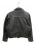 GUESS JEANS (ゲス ジーンズ) 90’Sレザーライダースジャケット/ゲス ジーンズ ブラック サイズ:ｍ：13000円