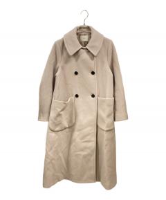 中古・古着通販】IENA (イエナ) メルトンW前 Aラインコート ピンク