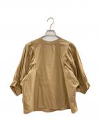 martiniqueマルティニーク）の古着「コンビパフスリーブプルオーバー」｜ベージュ