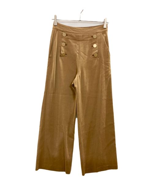 allureville（アルアバイル）allureville (アルアバイル) ワイドパンツ/アルアバイル/202210-12-220-84-010 ブラウン サイズ:Sの古着・服飾アイテム
