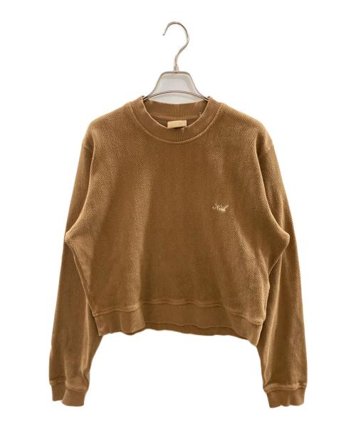KITH（キス）KITH (キス) ヘリンボーンスウェット/キス/22070061000740 ブラウン サイズ:Lの古着・服飾アイテム