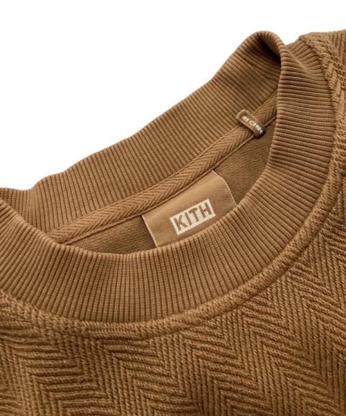 KITH（キス）KITH (キス) ヘリンボーンスウェット/キス/22070061000740 ブラウン サイズ:Lの古着・服飾アイテム