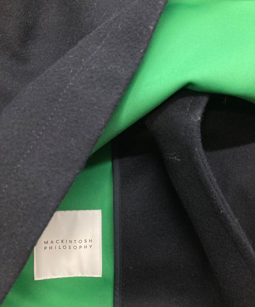MACKINTOSH PHILOSOPHY（マッキントッシュ フィロソフィー）MACKINTOSH PHILOSOPHY (マッキントッシュ フィロソフィー) ウールボンディングPコート ネイビー サイズ:36の古着・服飾アイテム