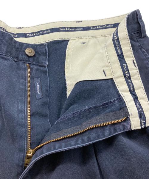 POLO RALPH LAUREN（ポロ・ラルフローレン）POLO RALPH LAUREN (ポロ・ラルフローレン) 90’Sポロチノハーフパンツ/ポロ・ラルフローレン/USA製 ネイビー サイズ:36の古着・服飾アイテム