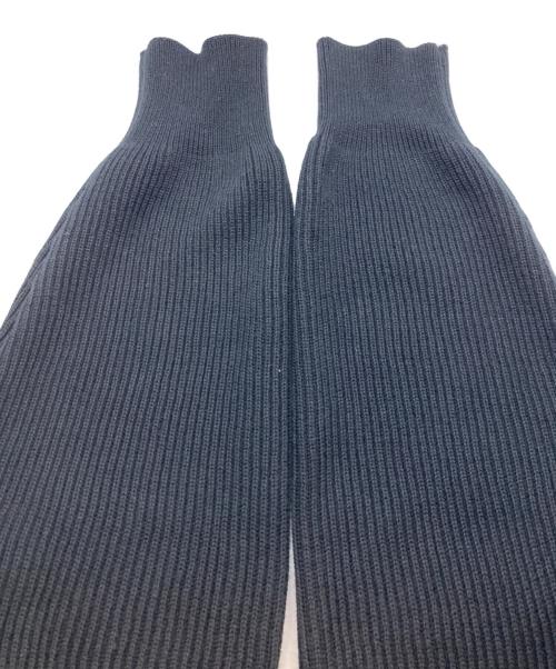 crepuscule（クレプスキュール）crepuscule (クレプスキュール) ドライバーズニット/クレプスキュール/2203-037 ブラック サイズ:Freeの古着・服飾アイテム