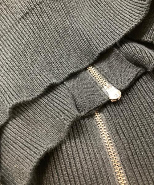 crepuscule（クレプスキュール）crepuscule (クレプスキュール) ドライバーズニット/クレプスキュール/2203-037 ブラック サイズ:Freeの古着・服飾アイテム