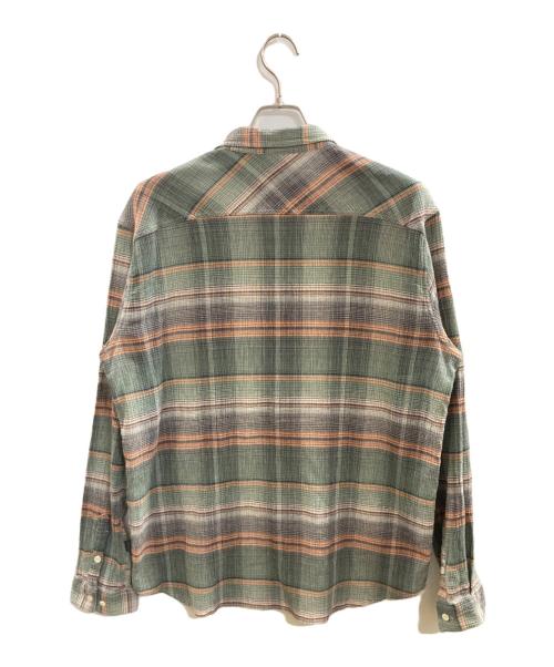 Patagonia（パタゴニア）Patagonia (パタゴニア) チェックシャツ/パタゴニア/53832SP15 グリーン×オレンジ サイズ:Ｌの古着・服飾アイテム