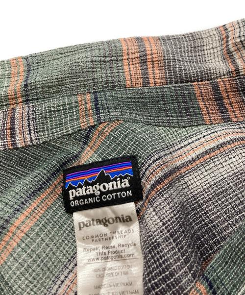 Patagonia（パタゴニア）Patagonia (パタゴニア) チェックシャツ/パタゴニア/53832SP15 グリーン×オレンジ サイズ:Ｌの古着・服飾アイテム
