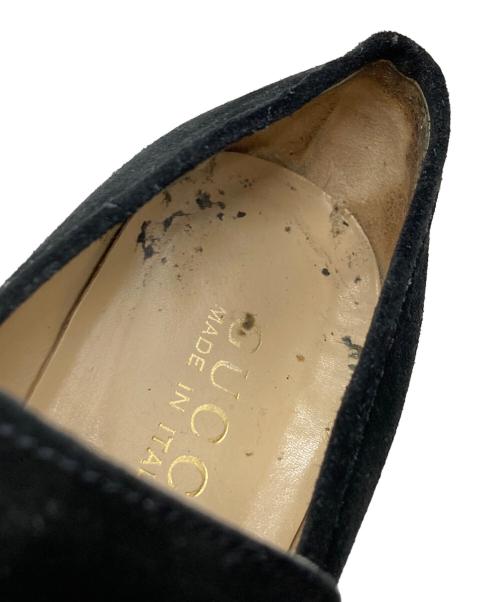 GUCCI（グッチ）GUCCI (グッチ) レザーシューズ ブラック サイズ:34 1/2の古着・服飾アイテム