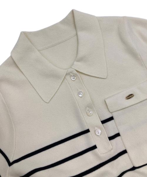 anuans（アニュアンス）anuans (アニュアンス) 切替ワンピース ホワイト×ブラック サイズ:Sの古着・服飾アイテム