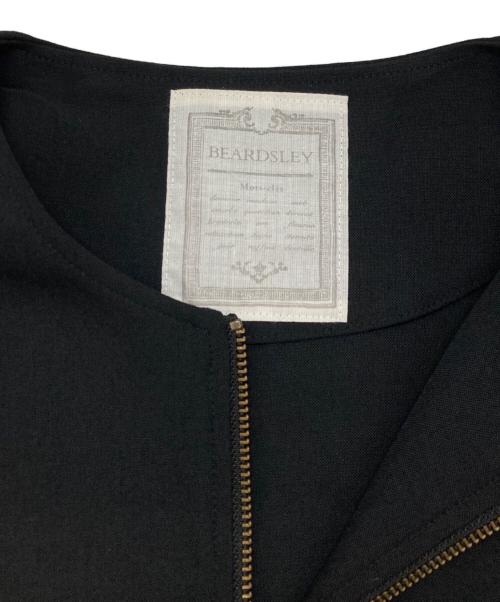 BEARDSLEY（ビアズリー）BEARDSLEY (ビアズリー) 切替ブルゾン ブラック サイズ:Fの古着・服飾アイテム