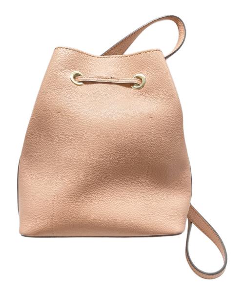 FURLA（フルラ）FURLA (フルラ) 巾着ショルダーバッグ ピンクの古着・服飾アイテム