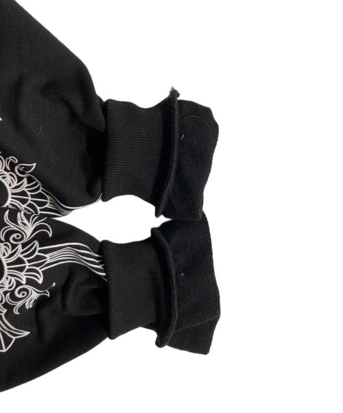 A'GEM/9（エージェムナイン）A'GEM/9 (エージェムナイン) .kom (ドットコム) スクロールロゴジップパーカー/エージェムナイン/ドットコム ブラック サイズ:Freeの古着・服飾アイテム