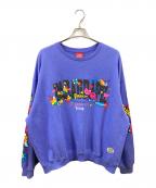 paragraphパラグラフ）の古着「裏起毛スウェット/パラグラフ」｜パープル