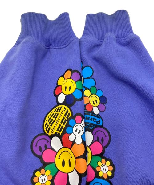 paragraph（パラグラフ）Paragraph (パラグラフ) 裏起毛スウェット/パラグラフ パープル サイズ:Lの古着・服飾アイテム