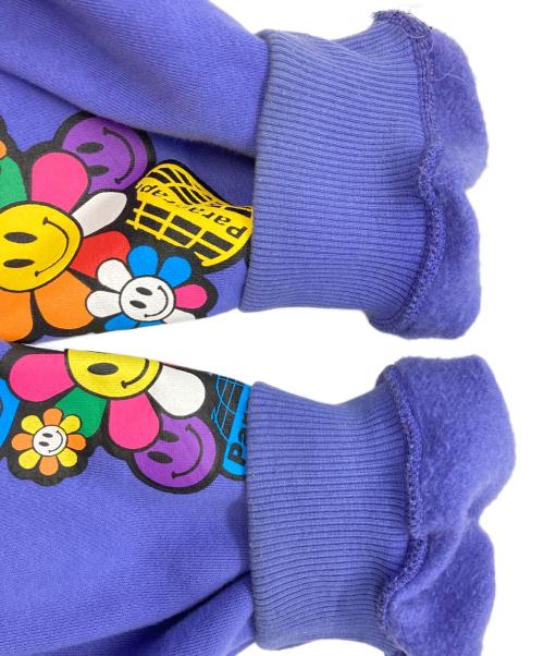 paragraph（パラグラフ）Paragraph (パラグラフ) 裏起毛スウェット/パラグラフ パープル サイズ:Lの古着・服飾アイテム