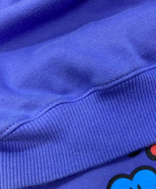 paragraph（パラグラフ）Paragraph (パラグラフ) 裏起毛スウェット/パラグラフ パープル サイズ:Lの古着・服飾アイテム