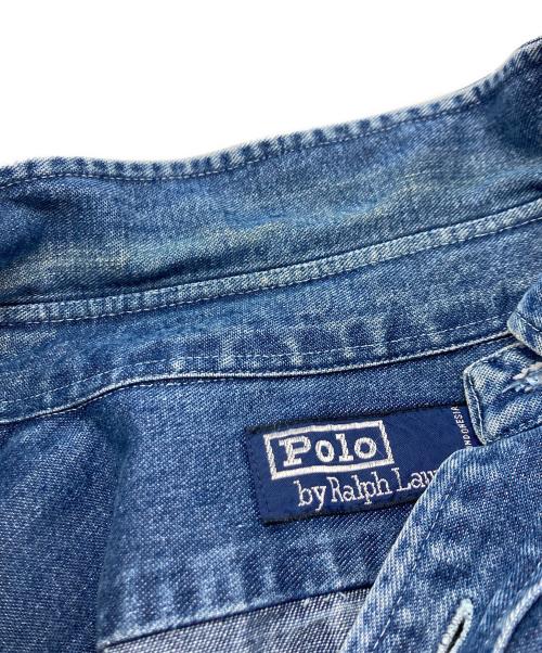 POLO RALPH LAUREN（ポロ・ラルフローレン）POLO RALPH LAUREN (ポロ・ラルフローレン) デニムシャツ/ポロ・ラルフローレン ブルー サイズ:Ｌの古着・服飾アイテム