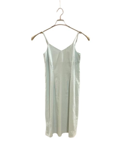 FRAY ID（フレイ アイディー）FRAY ID (フレイ アイディー) ラインアートシャーリングワンピース/フレイ アイディー/FWFO242062 ブルー サイズ:Sの古着・服飾アイテム