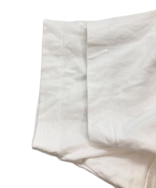 PLAY COMME des GARCONS（プレイコムデギャルソン）PLAY COMME des GARCONS (プレイ コムデギャルソン) プリントTシャツ/プレイ コムデギャルソン/AZ-T106/AD2021/4 ホワイト×ブルー サイズ:XLの古着・服飾アイテム