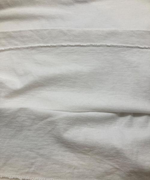 PLAY COMME des GARCONS（プレイコムデギャルソン）PLAY COMME des GARCONS (プレイ コムデギャルソン) プリントTシャツ/プレイ コムデギャルソン/AZ-T106/AD2021/4 ホワイト×ブルー サイズ:XLの古着・服飾アイテム