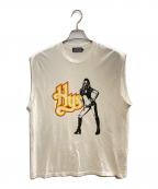 Hysteric Glamourヒステリックグラマー）の古着「ノースリーブカットソー/ヒステリックグラマー/02232CR01」｜ホワイト