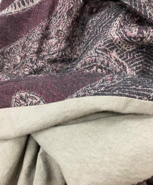 YANTOR（ヤントル）YANTOR (ヤントル) Raisley Jacquard Wool Fall Jacket/ヤントル/Y194CO03/19AW パープル サイズ:Ｍの古着・服飾アイテム