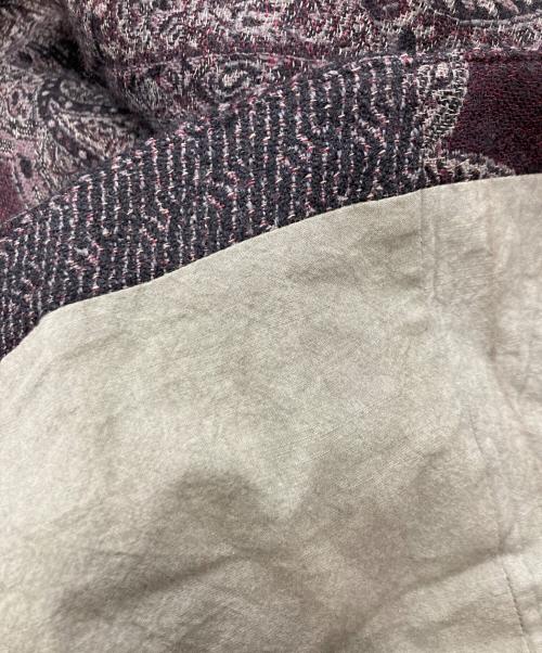 YANTOR（ヤントル）YANTOR (ヤントル) Raisley Jacquard Wool Fall Jacket/ヤントル/Y194CO03/19AW パープル サイズ:Ｍの古着・服飾アイテム