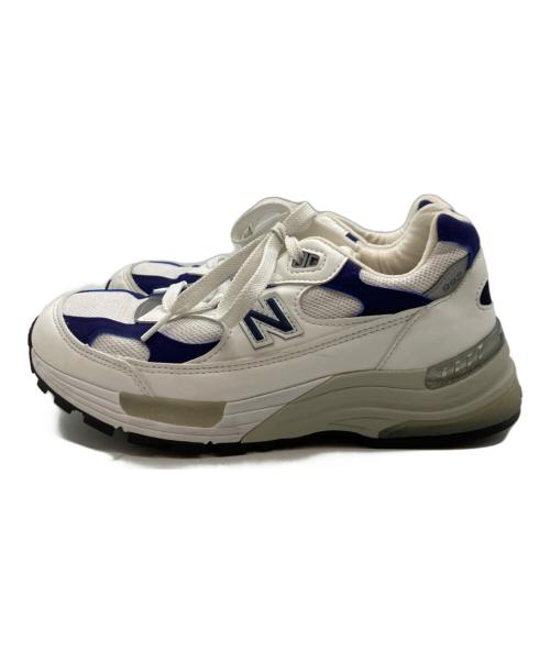 NEW BALANCE（ニューバランス）NEW BALANCE (ニューバランス) M992EC/ニューバランス/made in USA ホワイト×ネイビー サイズ:23cmの古着・服飾アイテム
