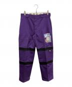9090×Dickies9090×ディッキーズ）の古着「ワークパンツ/ナインティナインティ/ディッキーズ」｜パープル