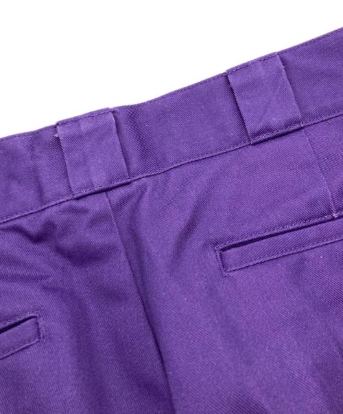 9090（9090）9090 (ナインティナインティ) Dickies (ディッキーズ) ワークパンツ/ナインティナインティ/ディッキーズ パープル サイズ:Ｌの古着・服飾アイテム