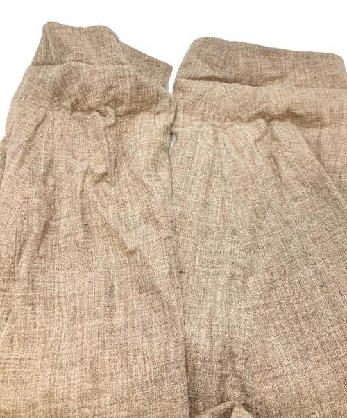 GALERIE VIE（ギャルリーヴィー）GALERIE VIE (ギャルリーヴィー) リネンコットンダブルフェイス ステンカラーコート ブラウン サイズ:Sの古着・服飾アイテム