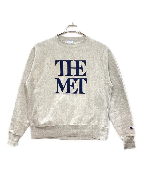 Champion REVERSE WEAVE（チャンピオン リバース ウィーブ）Champion REVERSE WEAVE (チャンピオン リバース ウィーブ) メトロポリタン美術館/裏起毛スウェット グレー サイズ:Mの古着・服飾アイテム