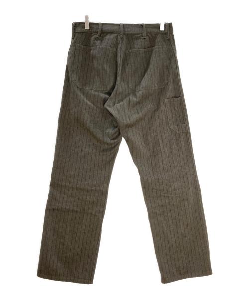 RRL（ダブルアールエル）RRL (ダブルアールエル) Striped Jaspe Twill Field Trouser/ストライプド ジャスペ ツイル フィールド パンツ ブラウン サイズ:30/30の古着・服飾アイテム