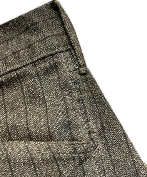 RRL（ダブルアールエル）RRL (ダブルアールエル) Striped Jaspe Twill Field Trouser/ストライプド ジャスペ ツイル フィールド パンツ ブラウン サイズ:30/30の古着・服飾アイテム