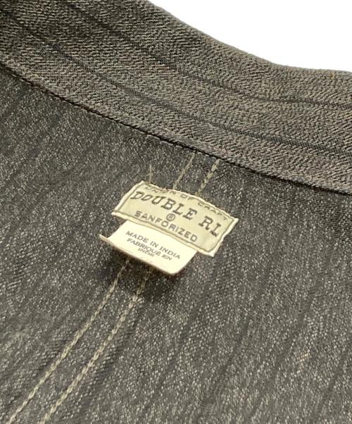 RRL（ダブルアールエル）RRL (ダブルアールエル) Striped Jaspe Twill Jacket ブラウン サイズ:Ｌの古着・服飾アイテム